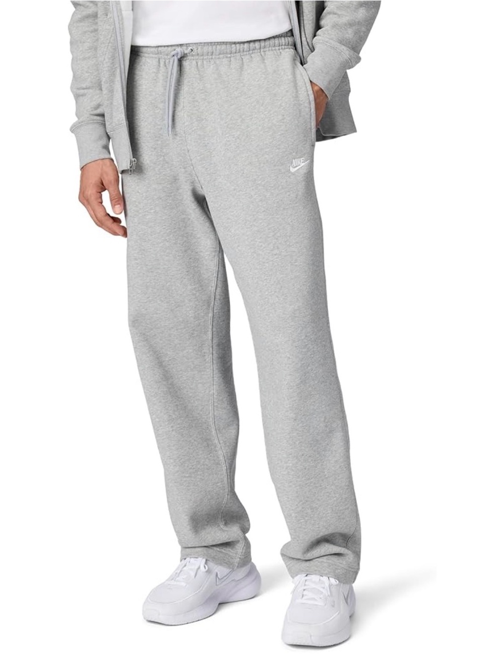 Nike Sportswear Club Fleece Open Hem Sweatpants Grey BV2707-063 Size 3XL-Tall